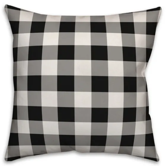 Personalized Buffalo Check Harvest Wreath Pillow-Kirkland's Home Online
