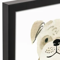 Personalized Bulldog Canvas Wall Plaque-Kirkland's Home Sale