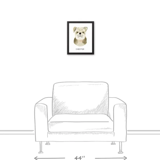 Personalized Bulldog Canvas Wall Plaque-Kirkland's Home Sale