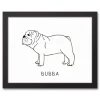 Personalized Bulldog Framed Wall Plaque-Kirkland's Home Online