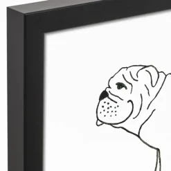 Personalized Bulldog Framed Wall Plaque-Kirkland's Home Online