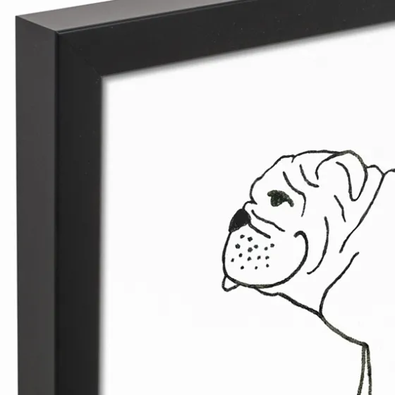 Personalized Bulldog Framed Wall Plaque-Kirkland's Home Online
