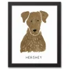 Personalized Chocolate Labrador Canvas Wall Plaque-Kirkland's Home Shop