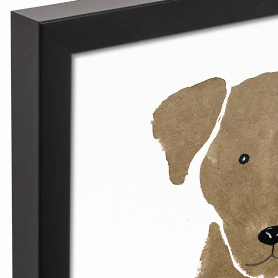 Personalized Chocolate Labrador Canvas Wall Plaque-Kirkland's Home Shop