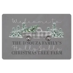 Personalized Christmas Tree Farm Kitchen Mat-Kirkland's Home Online
