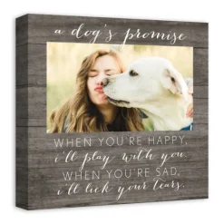 Personalized Dog'S Promise Canvas Wall Plaque-Kirkland's Home Cheap