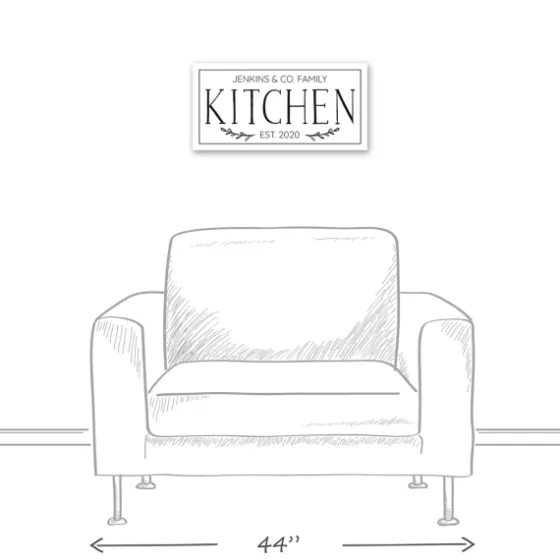 Personalized Family Kitchen Co. Canvas Wall Plaque-Kirkland's Home Online