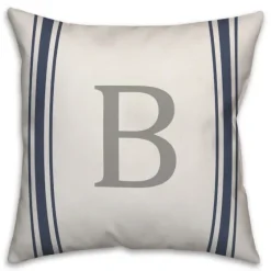 Personalized Farmhouse Stripe Monogram Pillow-Kirkland's Home Cheap