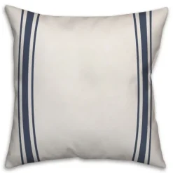 Personalized Farmhouse Stripe Monogram Pillow-Kirkland's Home Cheap