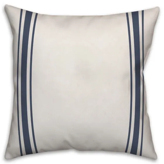 Personalized Farmhouse Stripe Monogram Pillow-Kirkland's Home Cheap