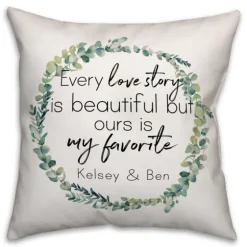 Personalized Favorite Love Story Pillow-Kirkland's Home Shop