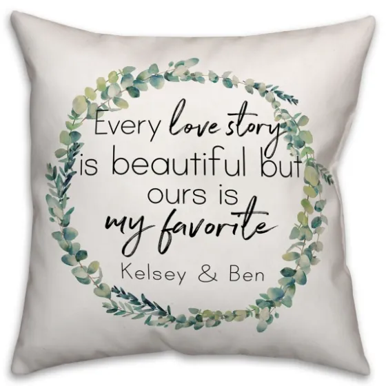 Personalized Favorite Love Story Pillow-Kirkland's Home Shop
