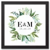 Personalized Framed Monogram Leaves Wall Plaque-Kirkland's Home Online