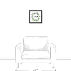 Personalized Framed Monogram Leaves Wall Plaque-Kirkland's Home Online