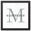 Personalized Framed Monogram Canvas Wall Plaque-Kirkland's Home Store