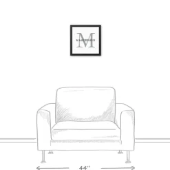 Personalized Framed Monogram Canvas Wall Plaque-Kirkland's Home Store