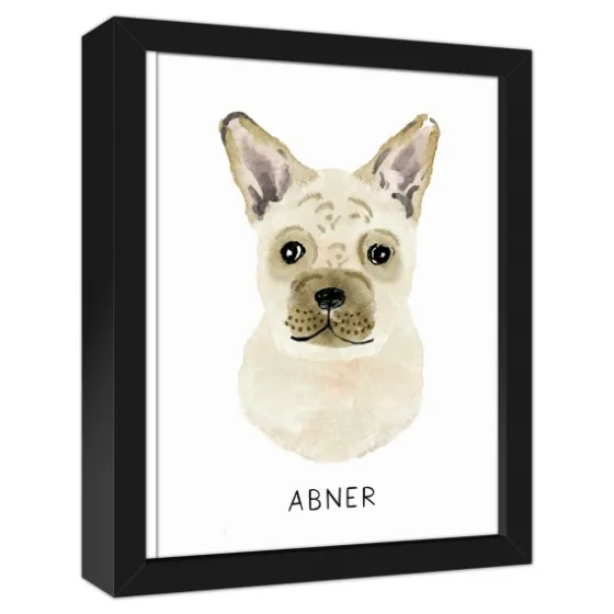 Personalized French Bulldog Canvas Wall Plaque-Kirkland's Home Hot
