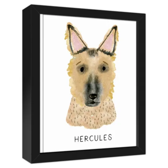 Personalized German Shepherd Canvas Wall Plaque-Kirkland's Home New