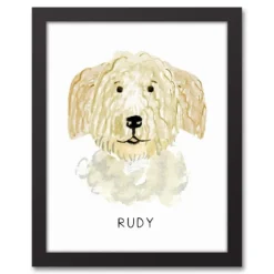 Personalized Golden Doodle Canvas Wall Plaque-Kirkland's Home Flash Sale