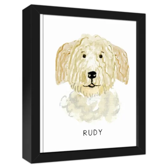 Personalized Golden Doodle Canvas Wall Plaque-Kirkland's Home Flash Sale