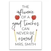 Personalized Good Teacher Canvas Wall Plaque-Kirkland's Home Online