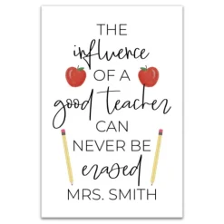 Personalized Good Teacher Canvas Wall Plaque-Kirkland's Home Online