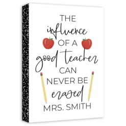 Personalized Good Teacher Canvas Wall Plaque-Kirkland's Home Online