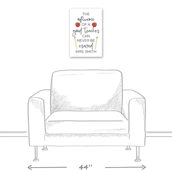 Personalized Good Teacher Canvas Wall Plaque-Kirkland's Home Online
