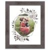 Personalized Gray Floral Framed Wall Plaque-Kirkland's Home Shop