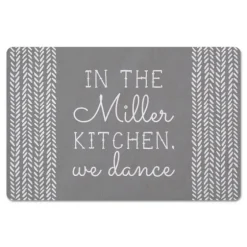 Personalized Gray Kitchen Dance Kitchen Mat-Kirkland's Home Hot