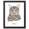 Personalized Gray Tabby Cat Canvas Wall Plaque-Kirkland's Home Online