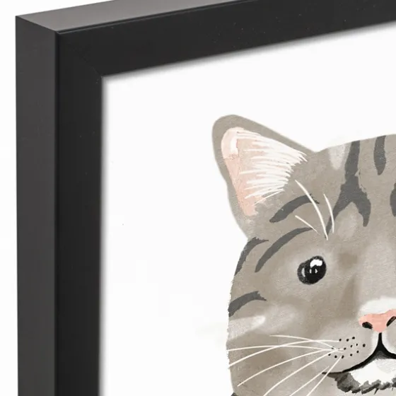 Personalized Gray Tabby Cat Canvas Wall Plaque-Kirkland's Home Online