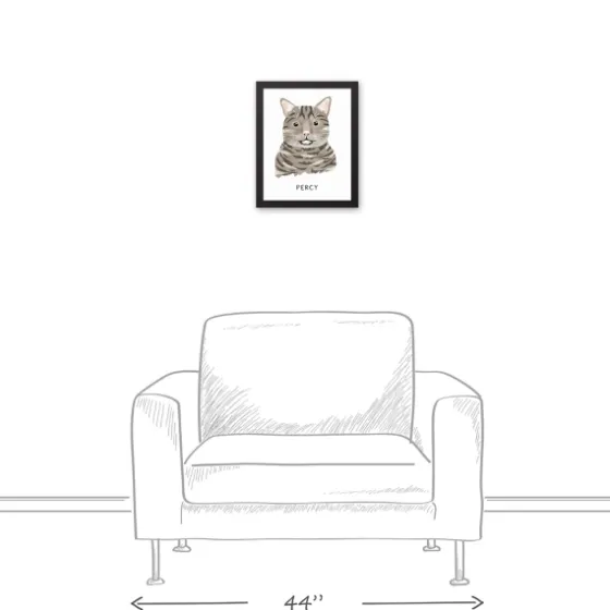 Personalized Gray Tabby Cat Canvas Wall Plaque-Kirkland's Home Online