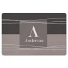 Personalized Gray Waters Monogram Floor Mat-Kirkland's Home Shop