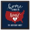 Personalized Home Is Where The Heart Is Canvas-Kirkland's Home Best Sale
