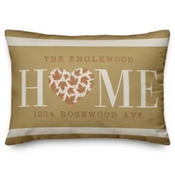 Personalized Home With Heart Harvest Throw Pillow-Kirkland's Home Store