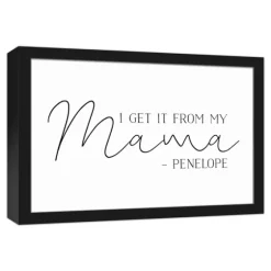 Personalized I Get It From My Mama Wall Plaque-Kirkland's Home Outlet