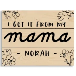 Personalized I Got It From My Mama Wood Plaque-Kirkland's Home Discount