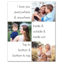 Personalized I Love You Everywhere Photo Print-Kirkland's Home Clearance