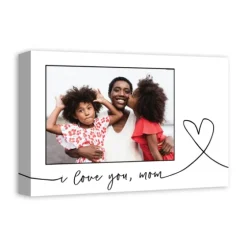 Personalized I Love You Mom Photo Canvas Print-Kirkland's Home Clearance