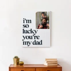 Personalized I'M So Lucky You'Re My Dad Canvas Art-Kirkland's Home Fashion