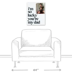 Personalized I'M So Lucky You'Re My Dad Canvas Art-Kirkland's Home Fashion