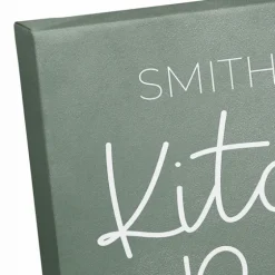 Personalized Kitchen Rules Canvas Wall Plaque-Kirkland's Home Shop