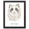 Personalized Long Hair Gray Cat Canvas Wall Plaque-Kirkland's Home Outlet