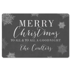 Personalized Merry Christmas To All Kitchen Mat-Kirkland's Home Clearance