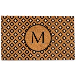Personalized Monogram Diamond Doormat-Kirkland's Home Shop