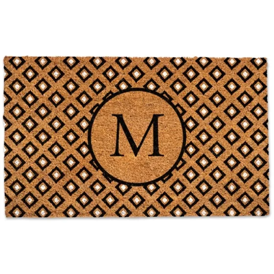 Personalized Monogram Diamond Doormat-Kirkland's Home Shop