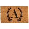 Personalized Monogram Laurel Doormat-Kirkland's Home Outlet