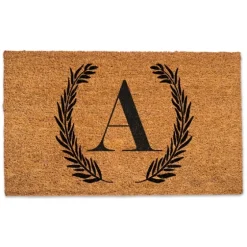 Personalized Monogram Laurel Doormat-Kirkland's Home Outlet