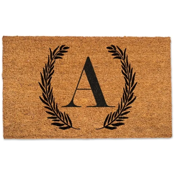 Personalized Monogram Laurel Doormat-Kirkland's Home Outlet